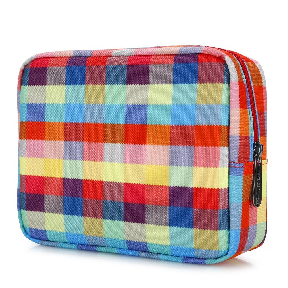 Cute Makeup Bag,big Travel Make Up Pouch,zipper Large Toiletry Cosmetic Brush🫵